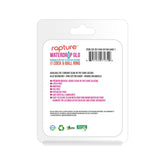 RAPTURE WATERDROP GLO COCK & BALL RING - PINK COTTON